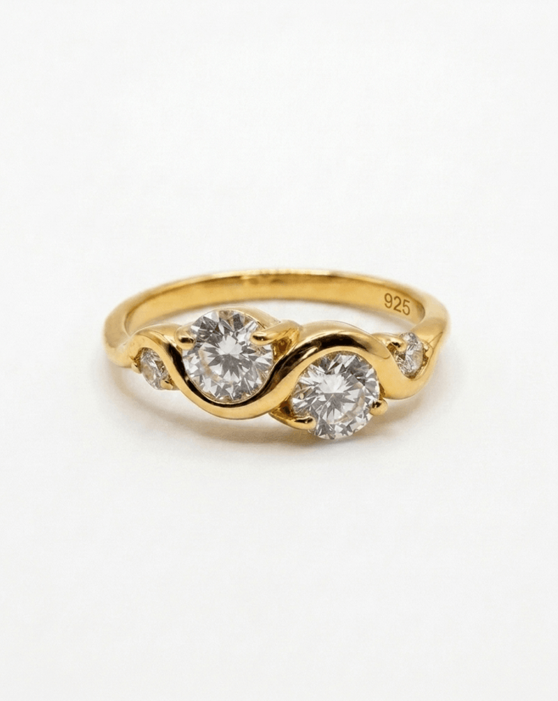 Entwined Solitaire Ring
