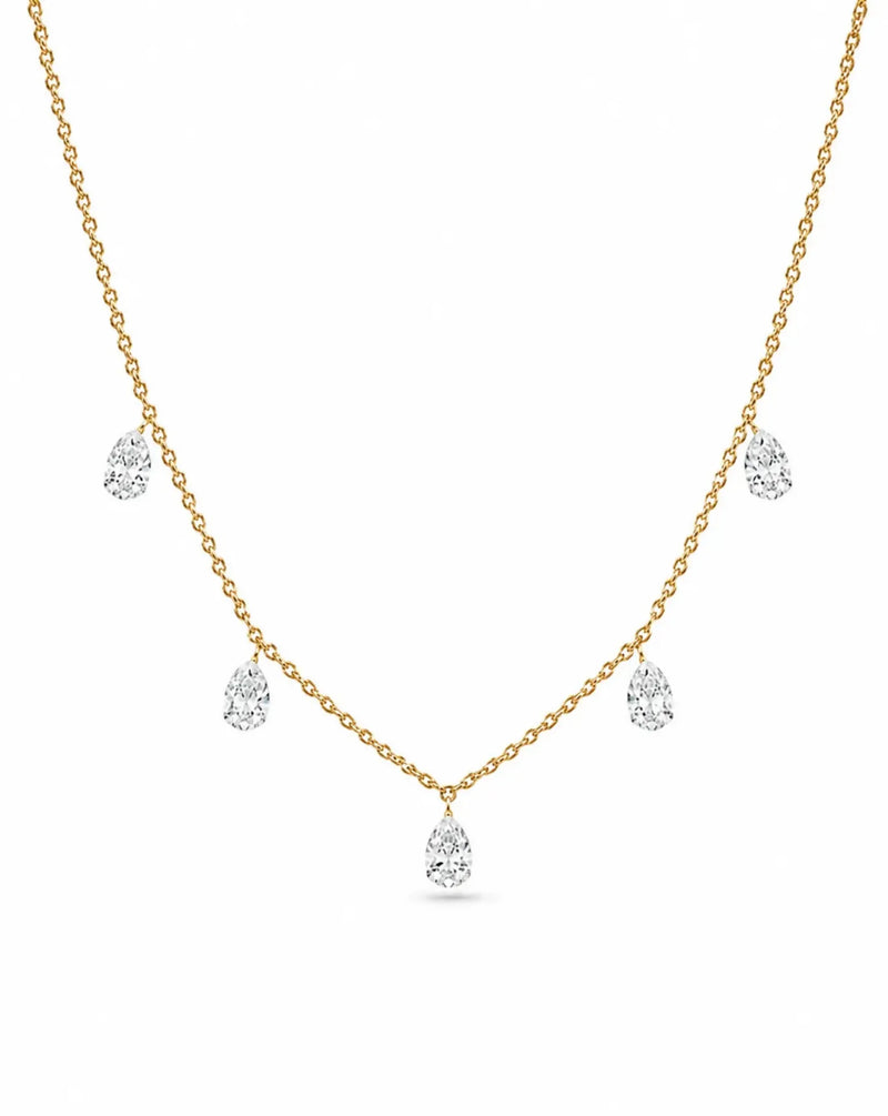 Rain Drop Necklace hover