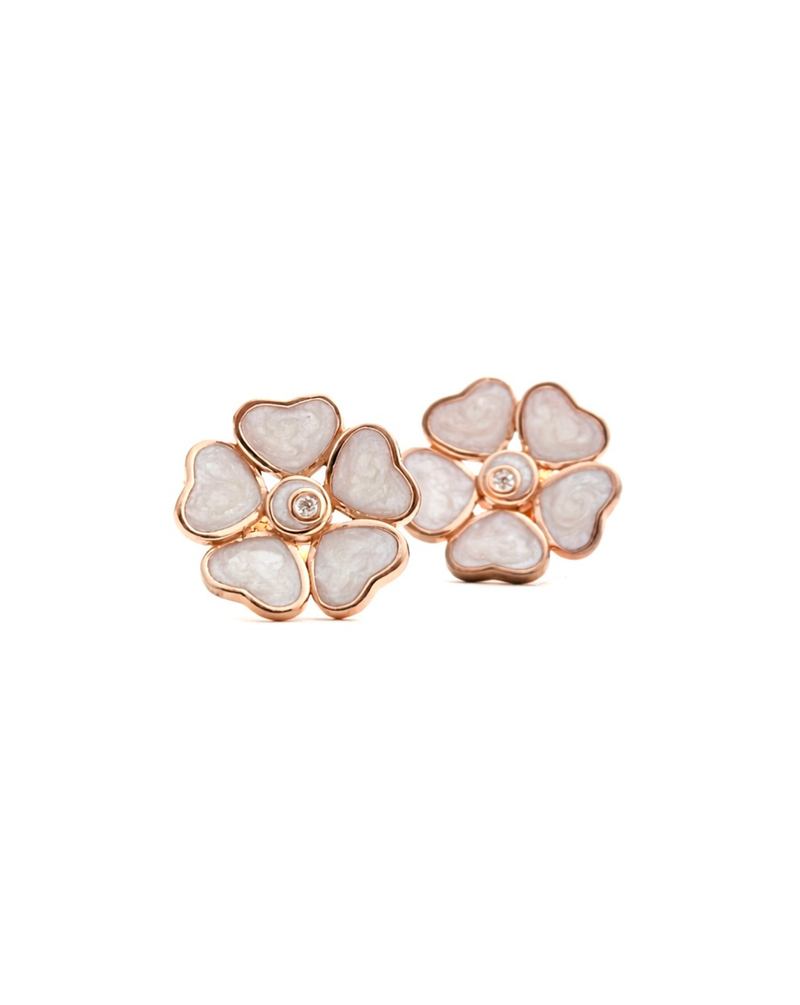 Floral Enamel Studs alt