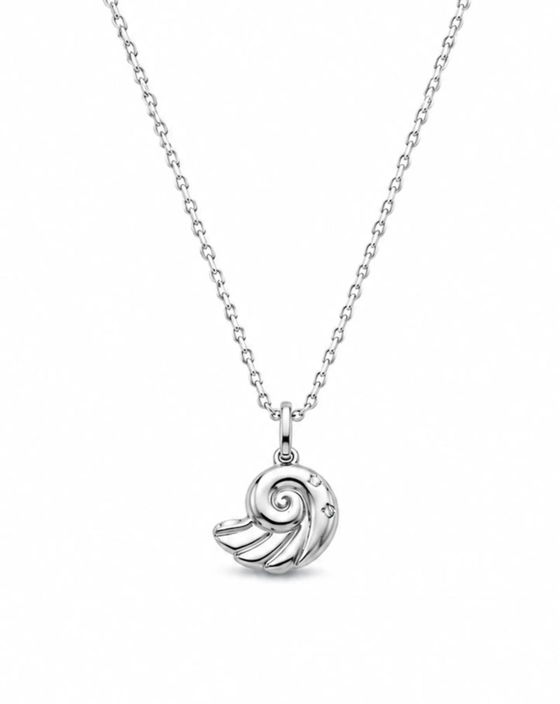 Coral Swirl Necklace hover