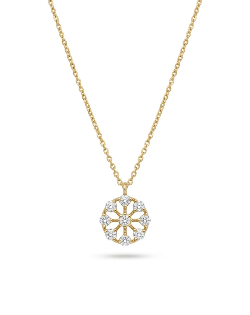 Snowfall Disc Pendant alt