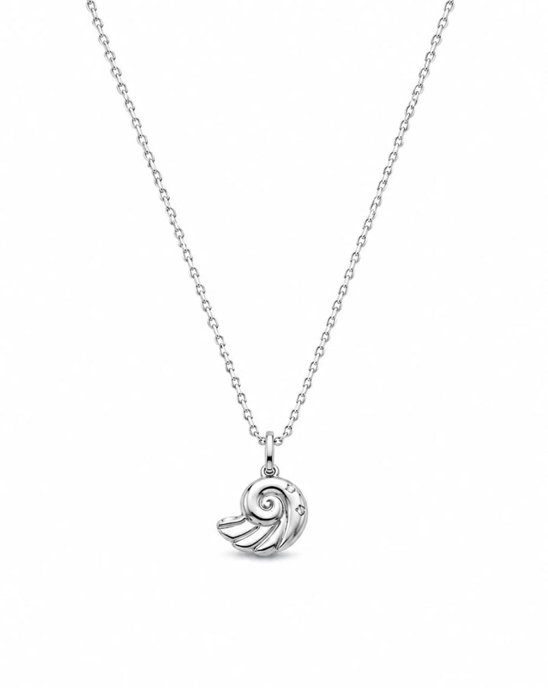 Coral Swirl Necklace