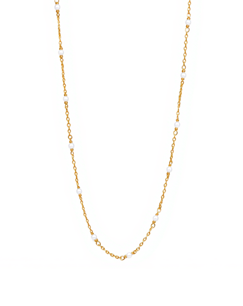 Enamel Bead  Necklace