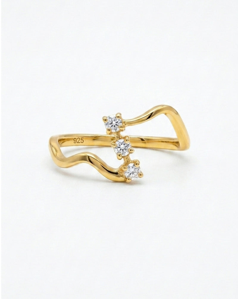 Trinity Wave Ring alt