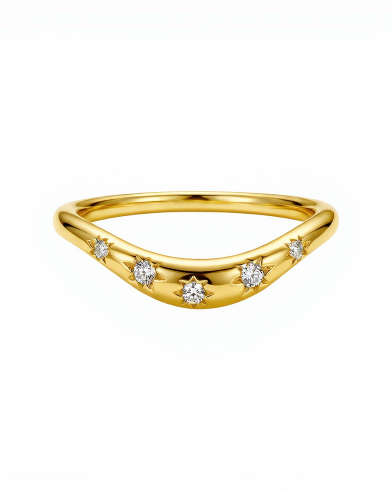 Starline Curve Ring