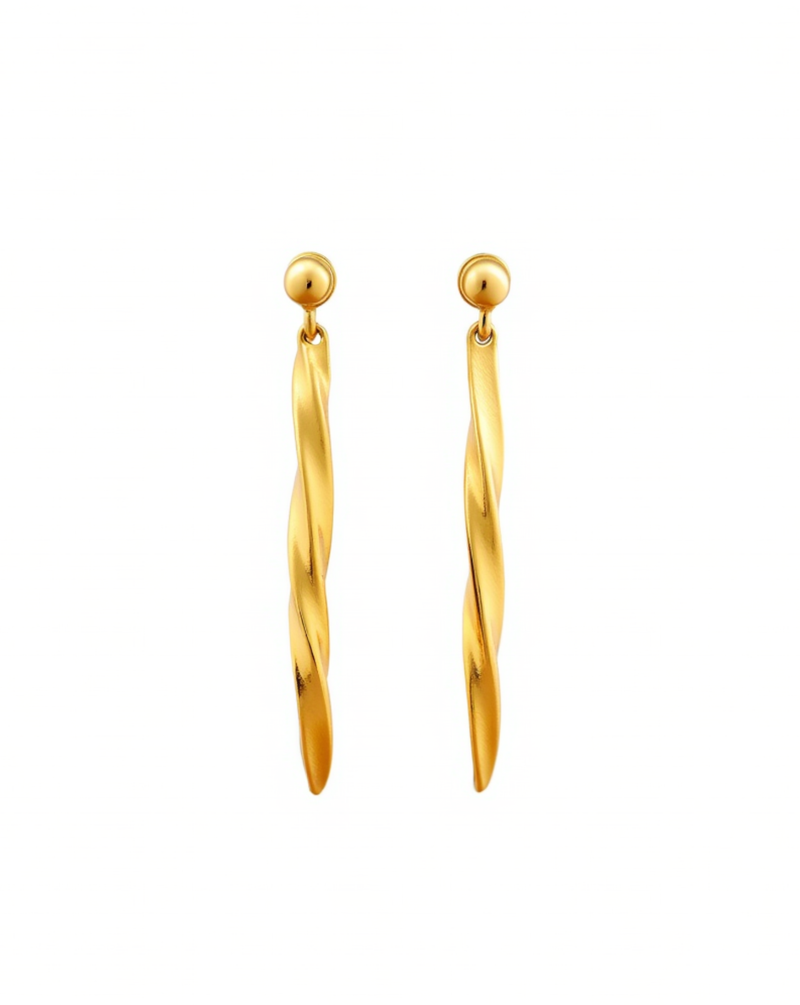 Twist Drop Earrings