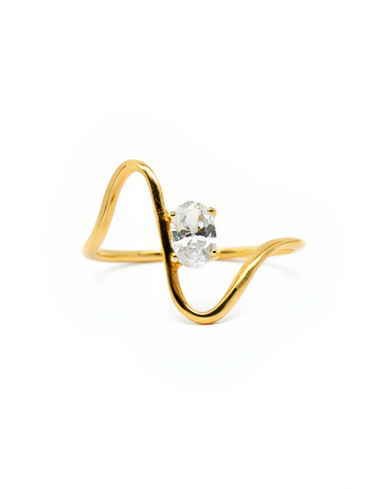 Serpentine Oval Ring