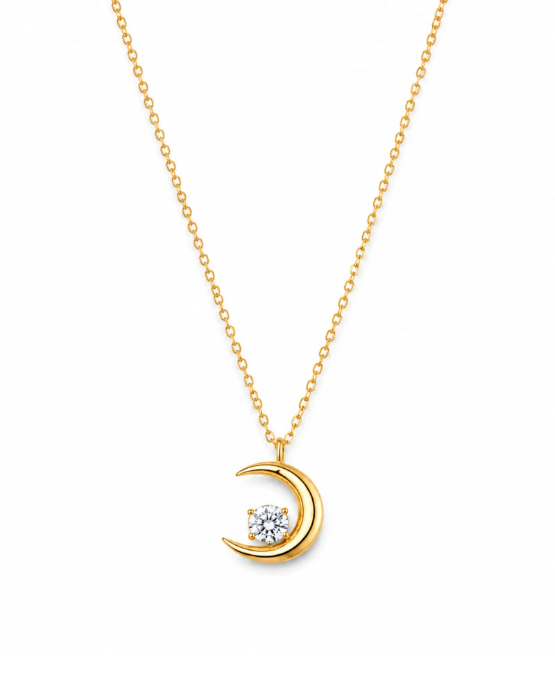Crescent Moon Necklace alt