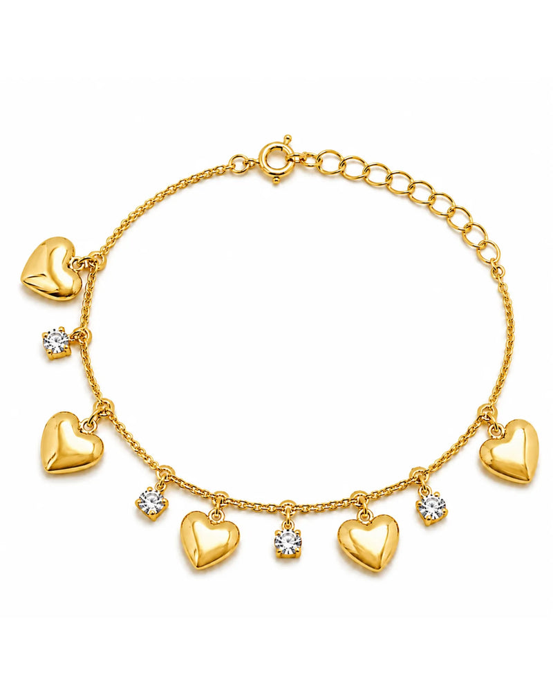 Dangle Heart Bracelet alt