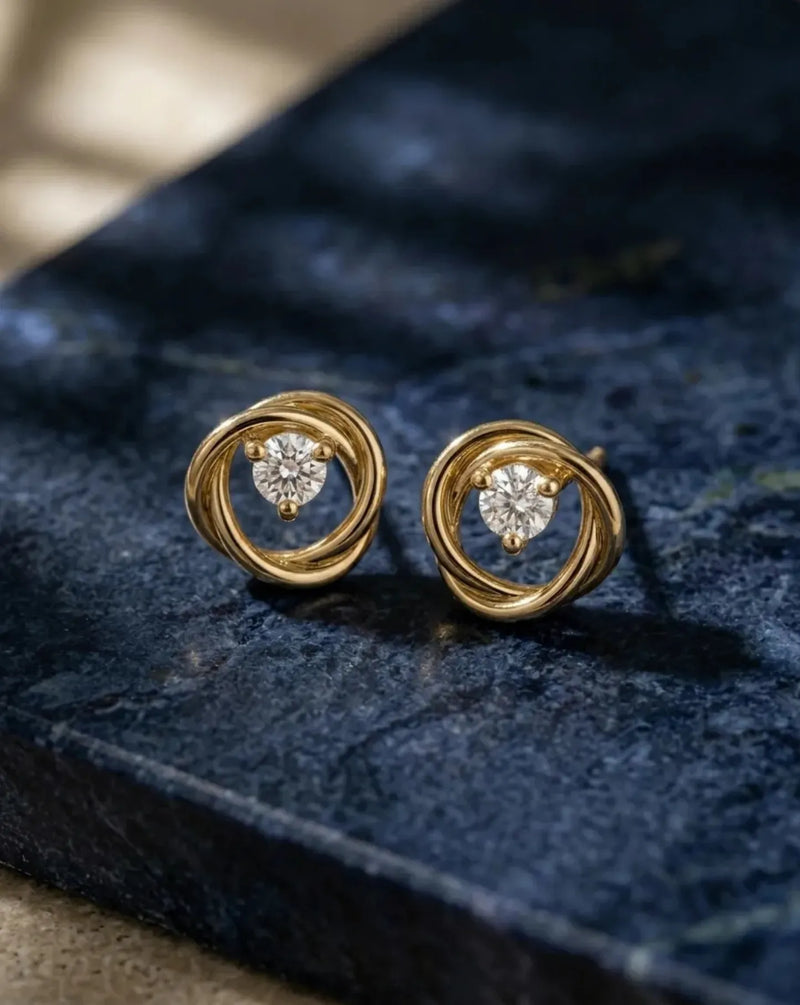 Orbit Solitaire Studs