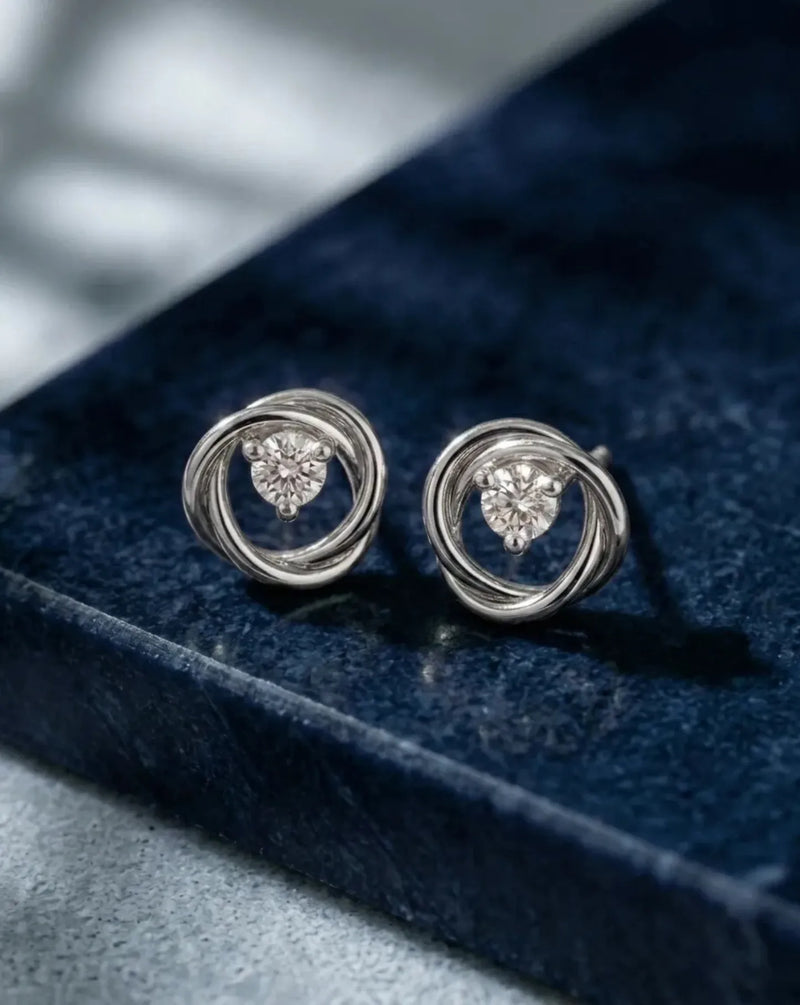 Orbit Solitaire Studs hover