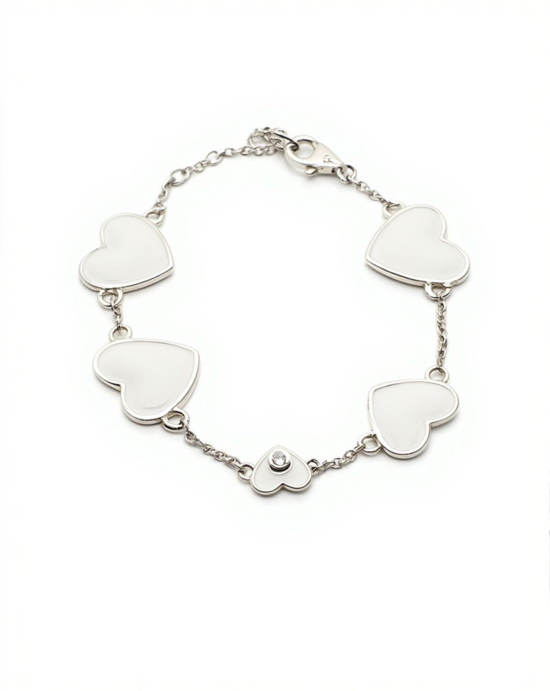 Heart Charm Bracelet