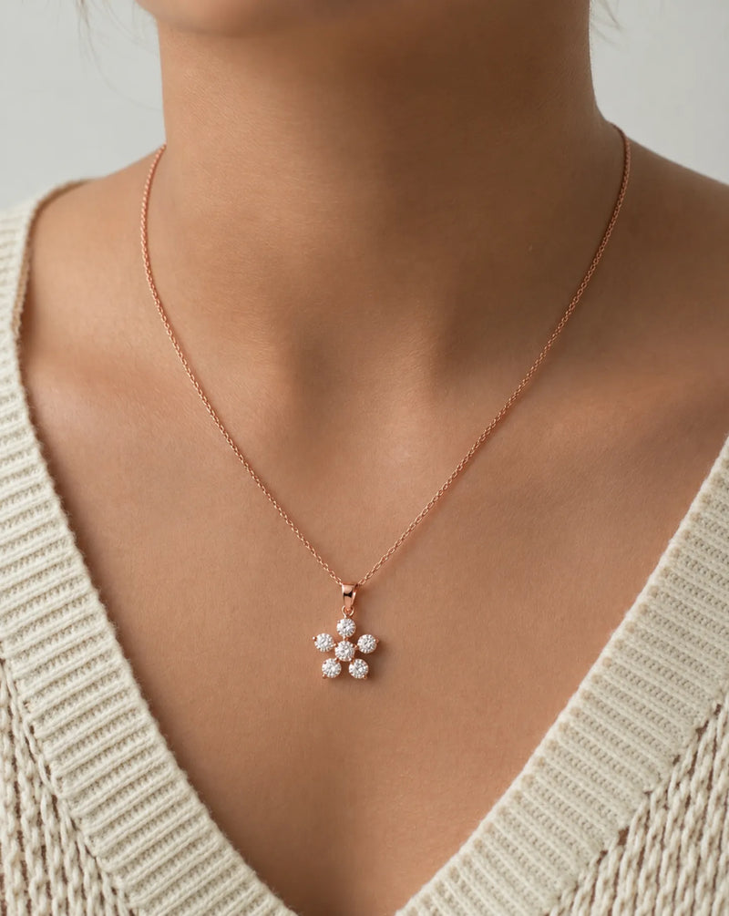 Petal Star Pendant Chain hover