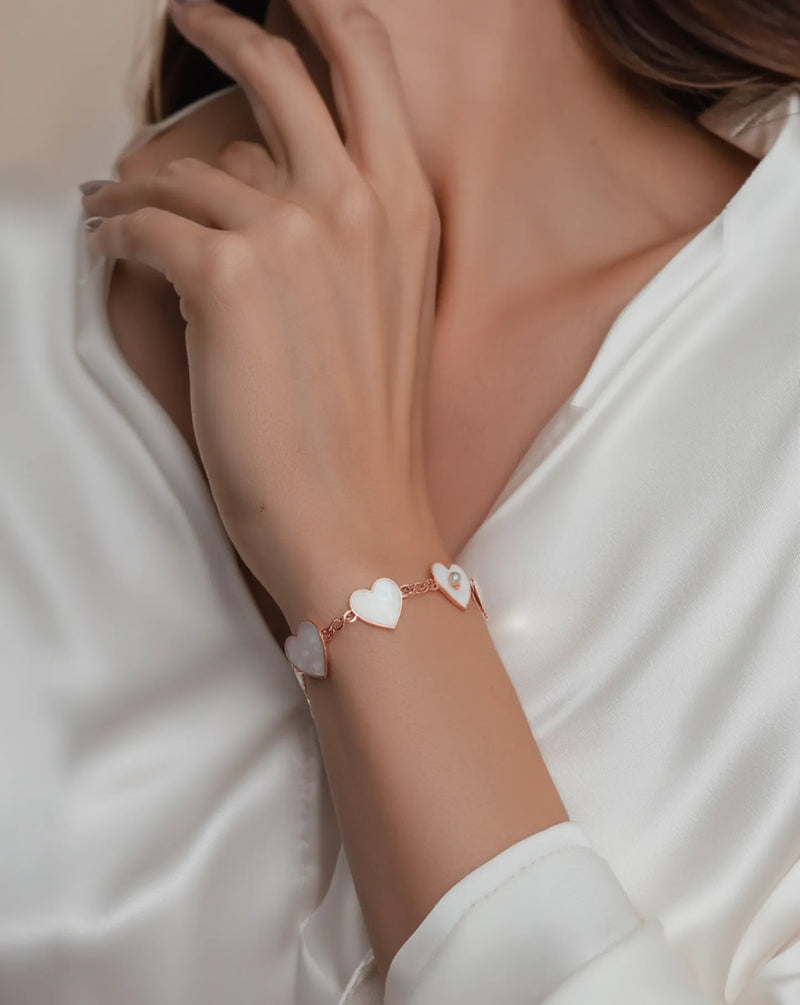 Heart Charm Bracelet
