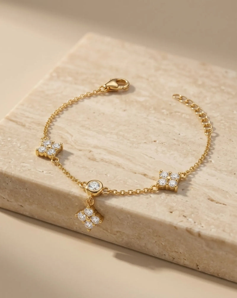 Petal Charm Bracelet