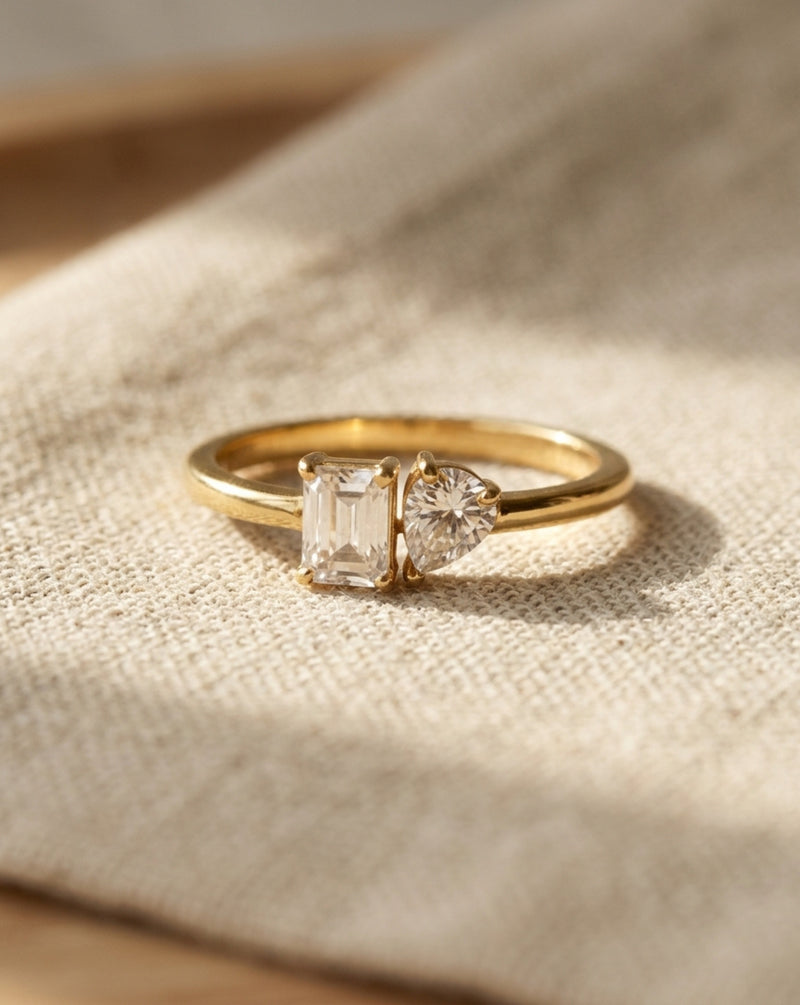 Twin Step Ring
